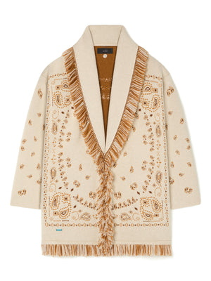 Bandana Jacquard Cardigan