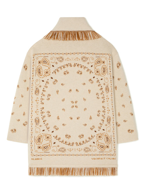 Bandana Jacquard Cardigan