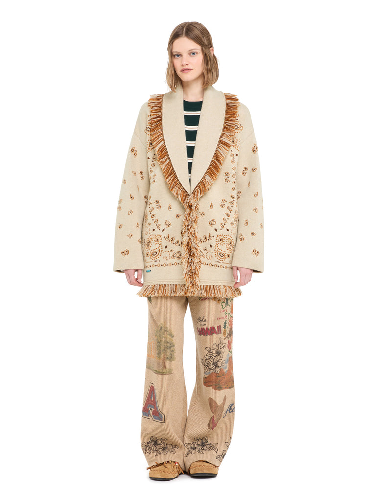 Bandana Jacquard Cardigan