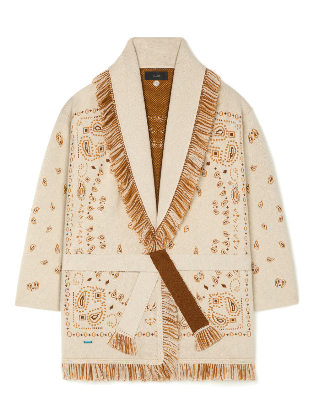 Bandana Jacquard Cardigan