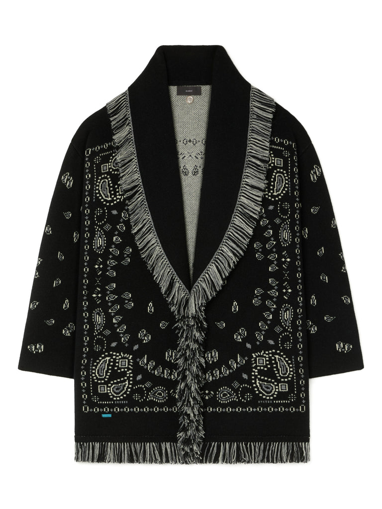 Bandana Jacquard Cardigan