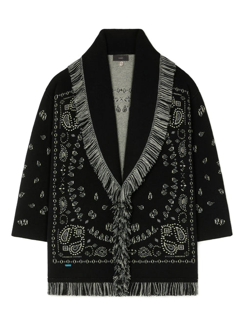 Bandana Jacquard Cardigan