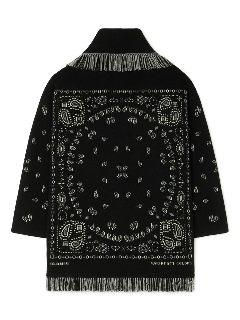 Bandana Jacquard Cardigan