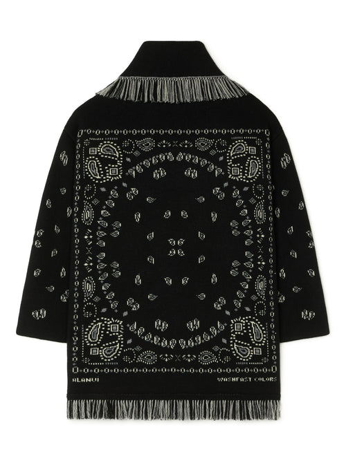 Bandana Jacquard Cardigan