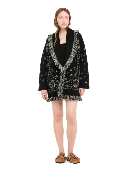 Bandana Jacquard Cardigan