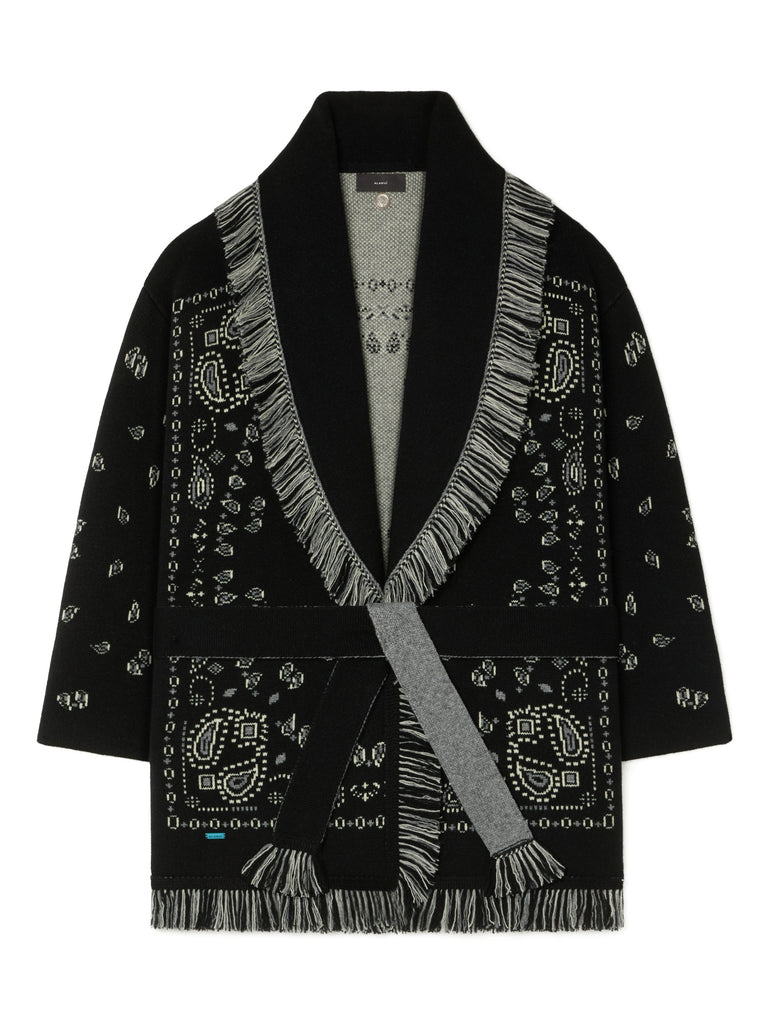Bandana Jacquard Cardigan