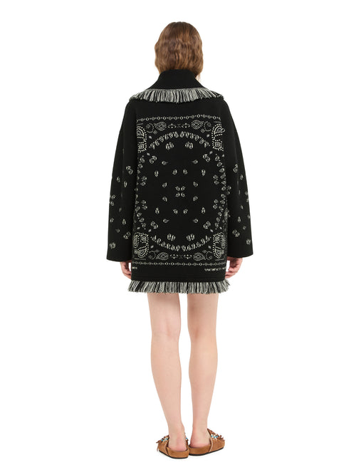 Bandana Jacquard Cardigan