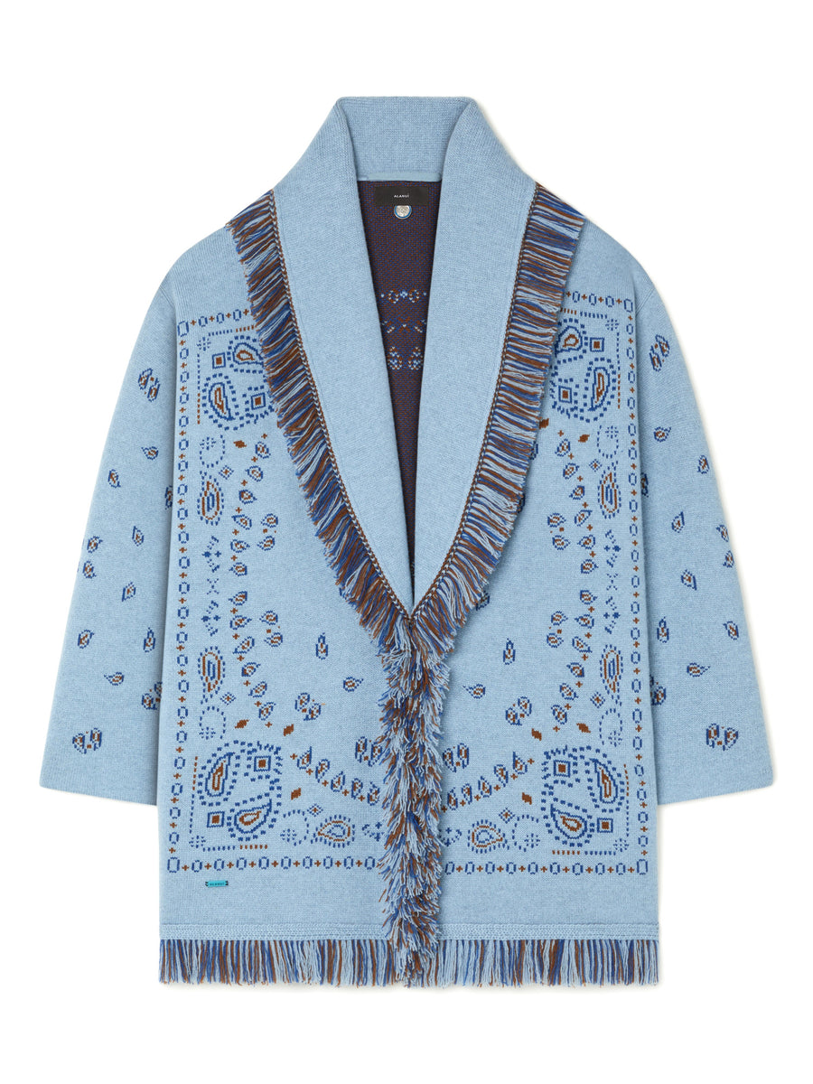 Bandana Jacquard Cardigan