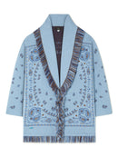 Bandana Jacquard Cardigan