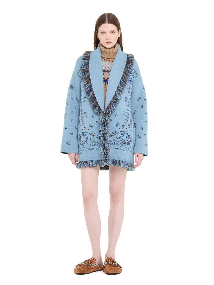 Bandana Jacquard Cardigan