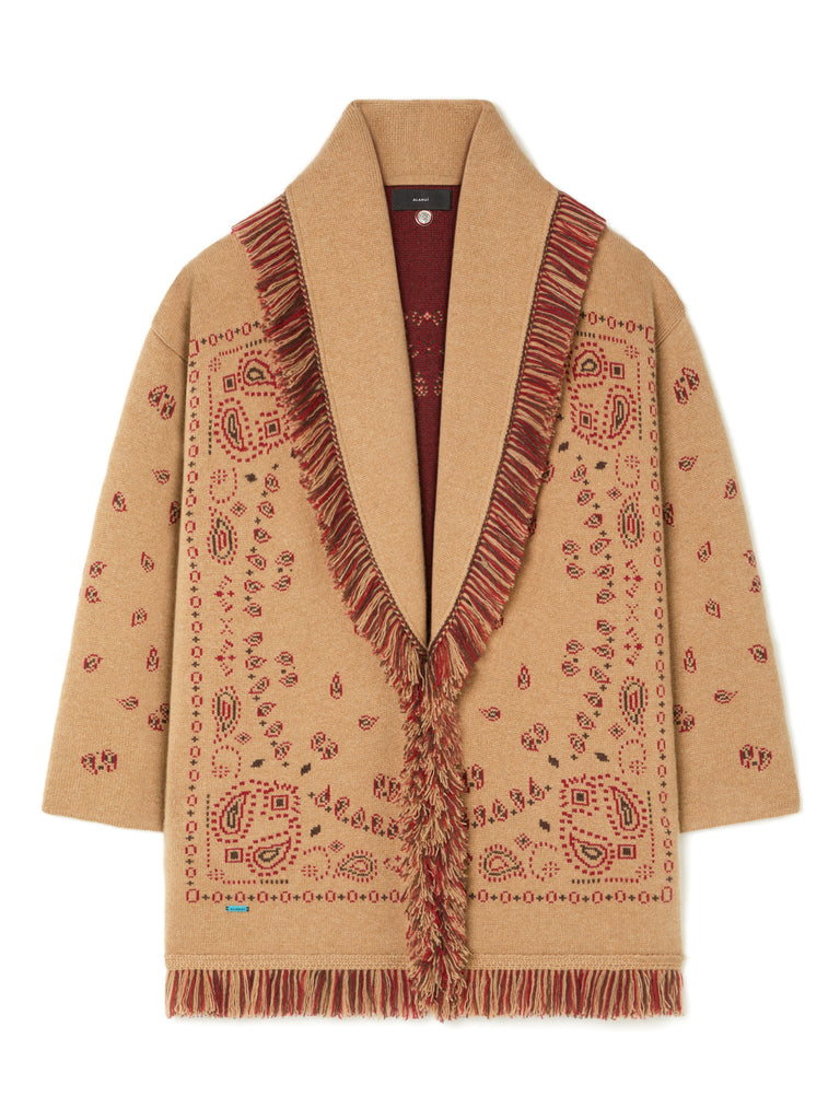 Bandana Jacquard Cardigan
