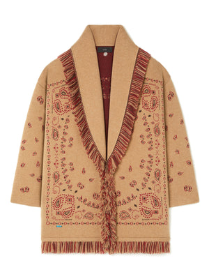 Bandana Jacquard Cardigan