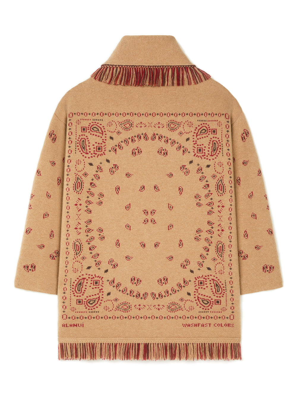 Alanui-The Cardigan-Woman-Camel/Multicolor-LWHB064E26KNI002-3