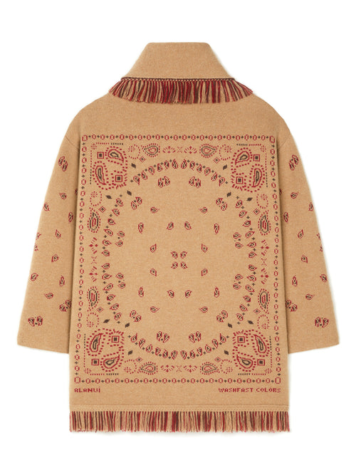 Bandana Jacquard Cardigan