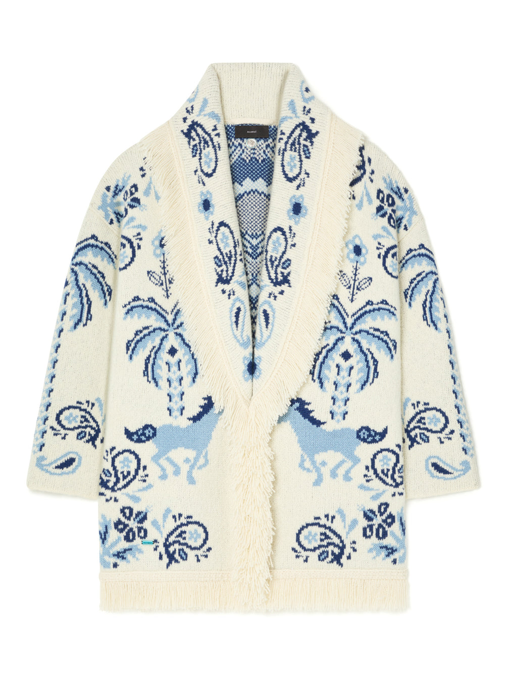 Alanui-The Cardigan-Woman-Chalk/Onda-LWHB064E26KNI003