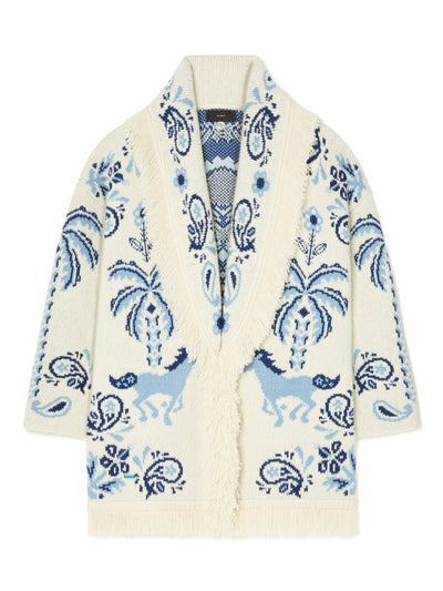 Alanui-The Cardigan-Woman-Chalk/Onda-LWHB064E26KNI003