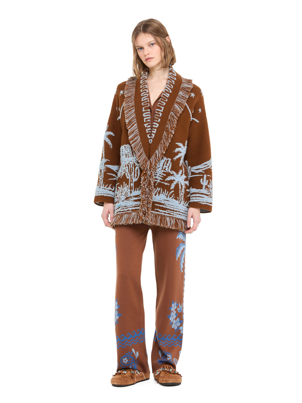 Alanui-The Cardigan-Woman-Tabacco/Onda-LWHB064E26KNI005-4