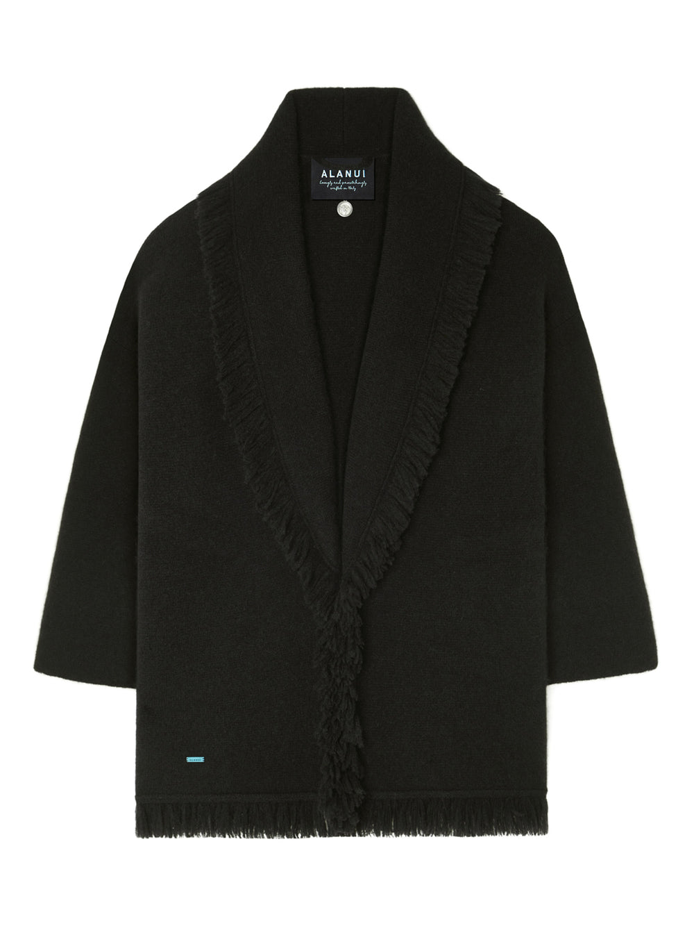 Alanui-The Cardigan-Woman-Black-LWHB064E26KNI009
