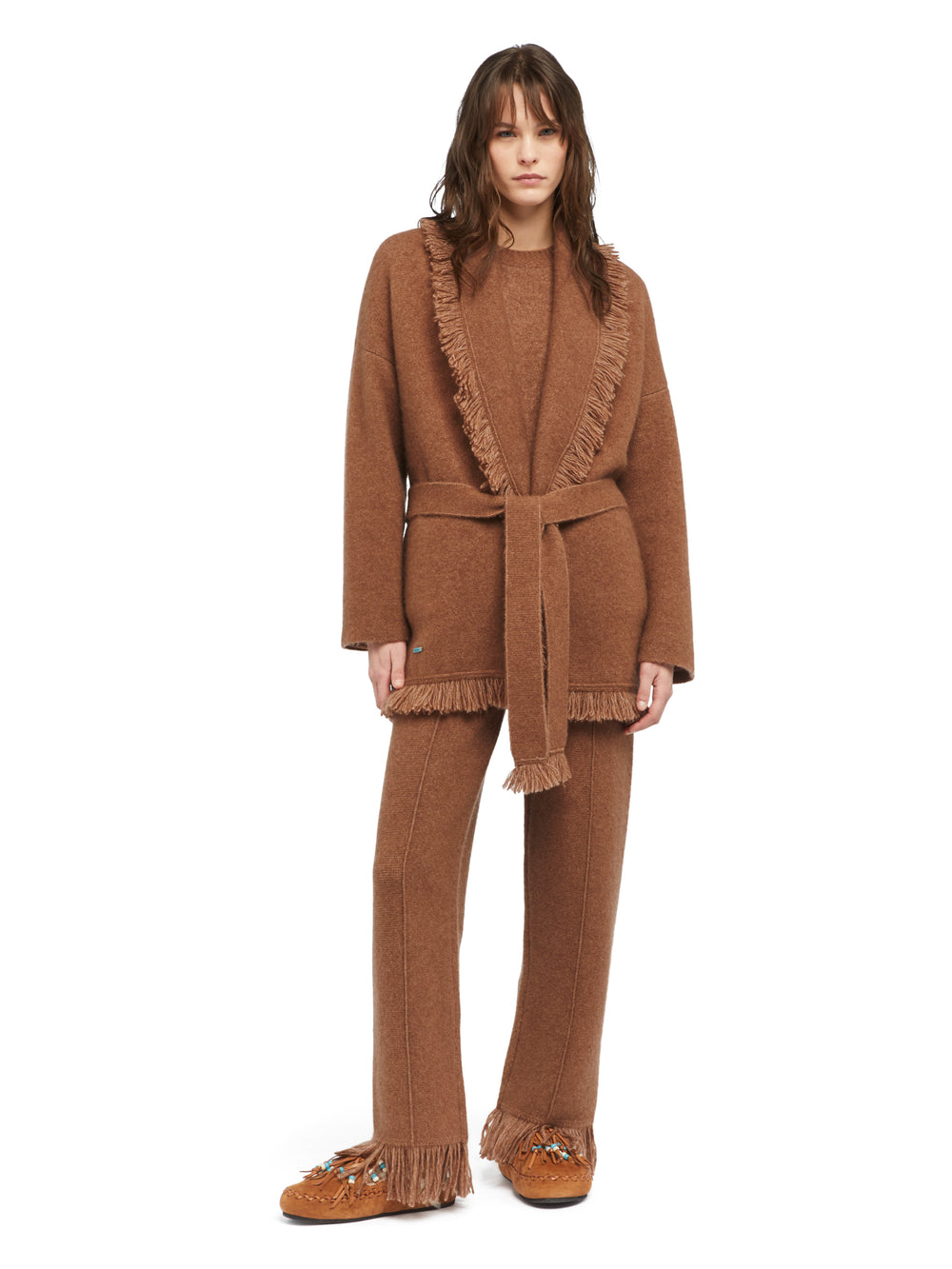 Alanui-The Cardigan-Woman-Luli Brown-LWHB064E26KNI009-2