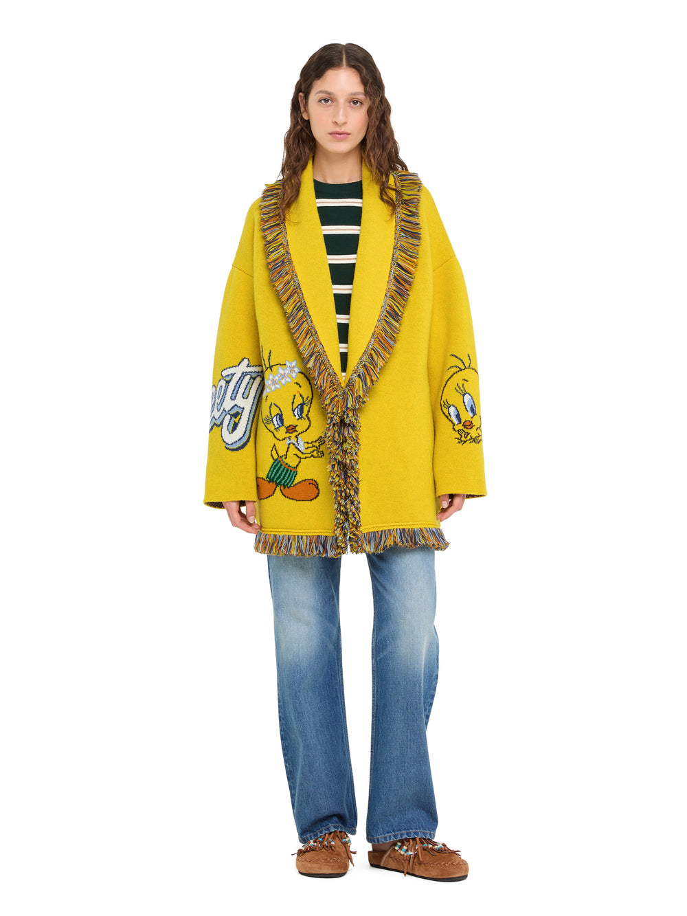 Alanui-The Cardigan-Woman-Yellow/Multicolor-LWHB064E26KNI022-4
