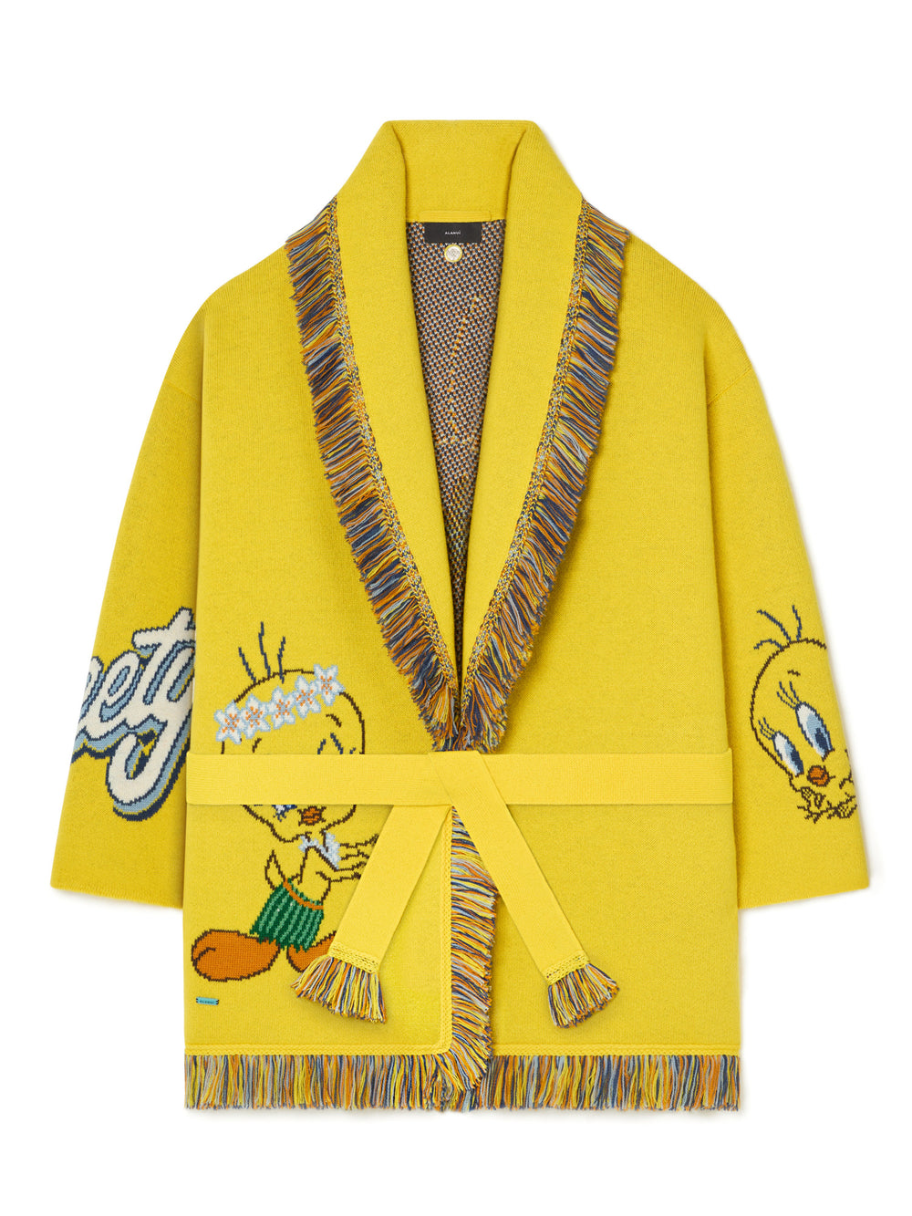 Alanui-The Cardigan-Woman-Yellow/Multicolor-LWHB064E26KNI022-5