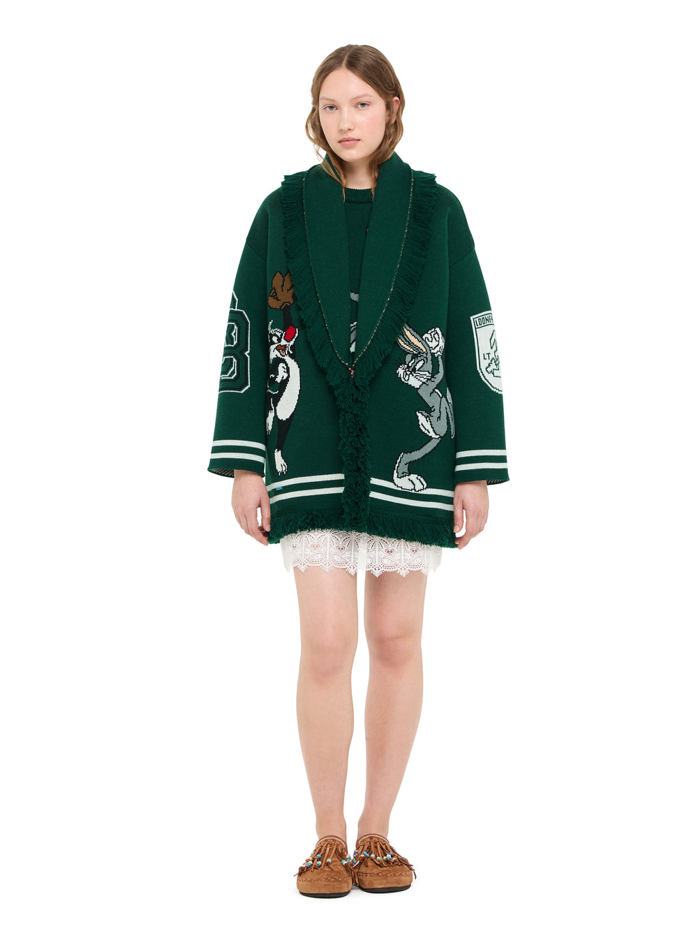 Alanui-The Cardigan-Woman-Evergreen/Multicolor-LWHB064E26KNI023-4