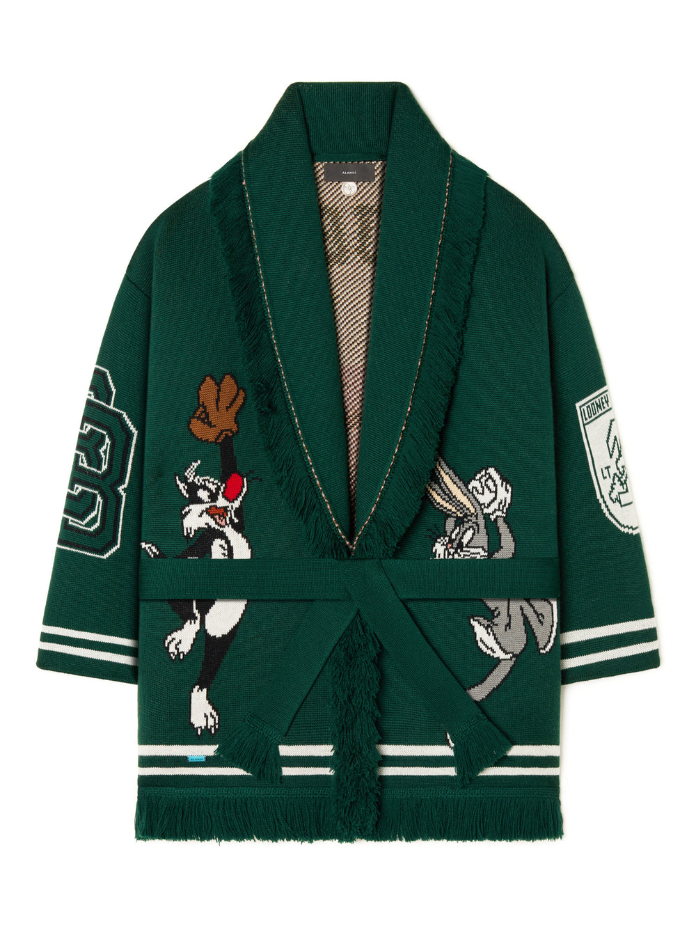 Alanui-The Cardigan-Woman-Evergreen/Multicolor-LWHB064E26KNI023-5