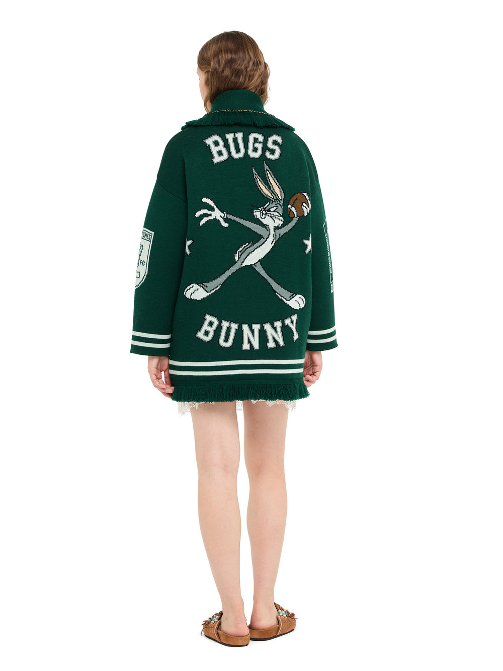 Alanui-The Cardigan-Woman-Evergreen/Multicolor-LWHB064E26KNI023-7