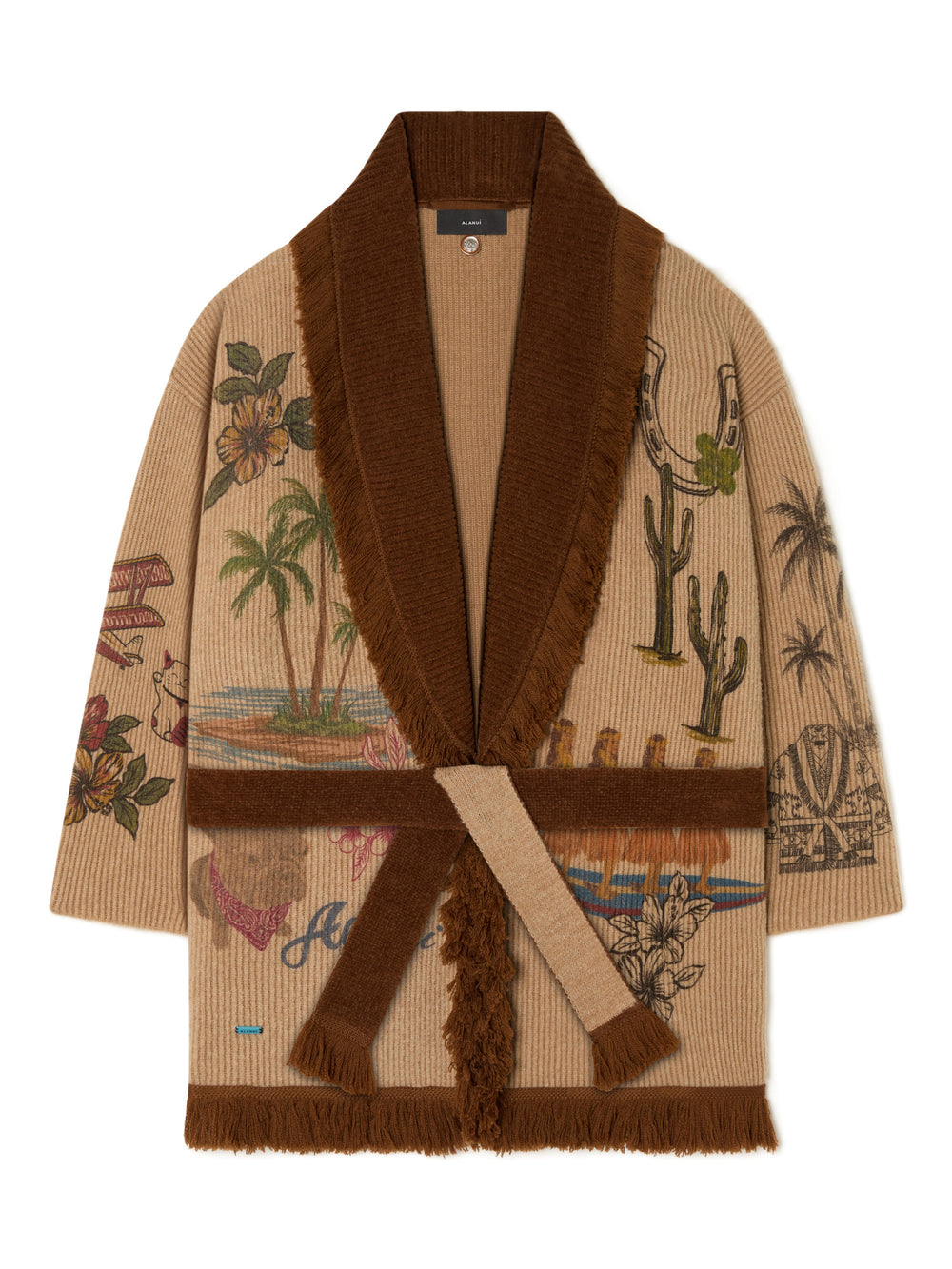 Alanui-The Cardigan-Woman-Camel/Tabacco-LWHB064E26KNI027-5