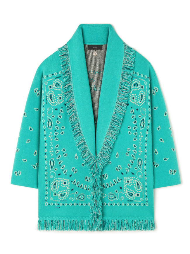 Bandana Jacquard Cardigan