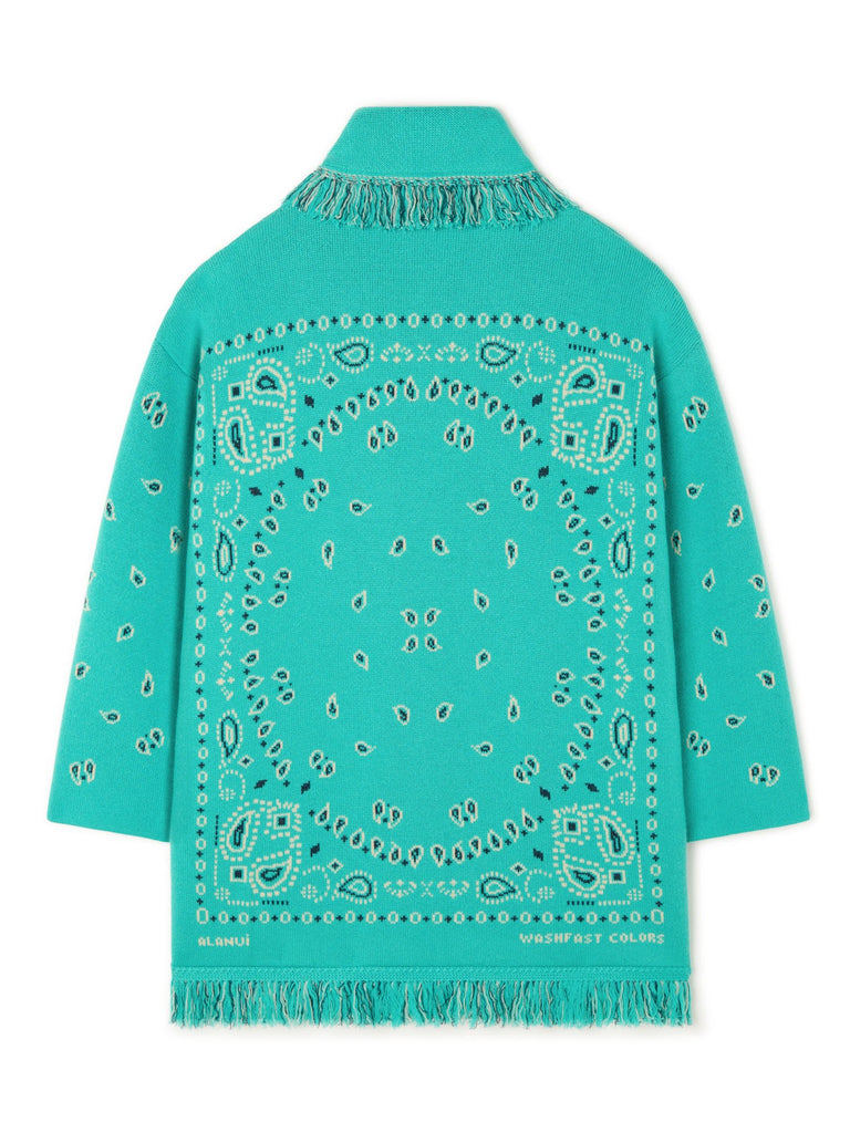 Bandana Jacquard Cardigan