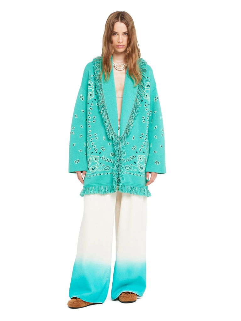 Bandana Jacquard Cardigan