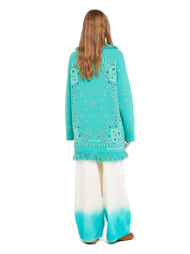 Bandana Jacquard Cardigan