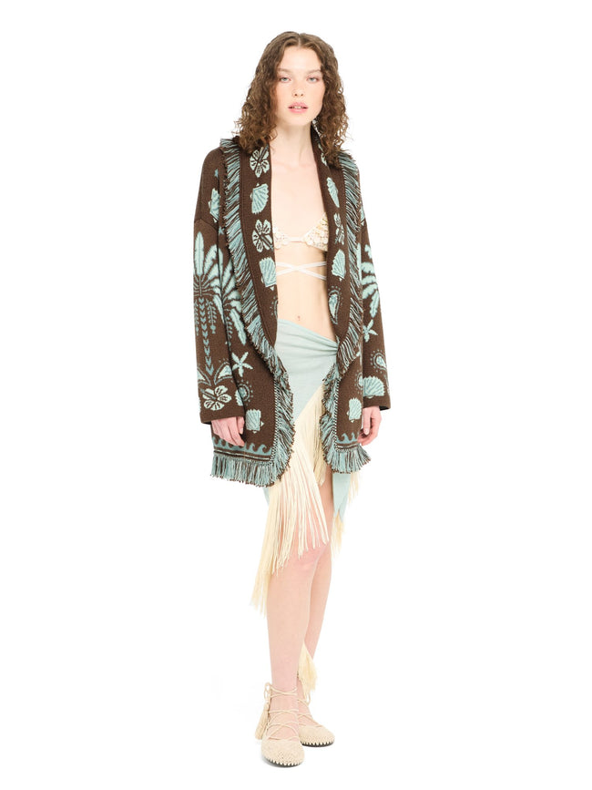Alanui-The Cardigan-Woman-Sandal Wood/Wave-LWHB064R26 KNI003-hover