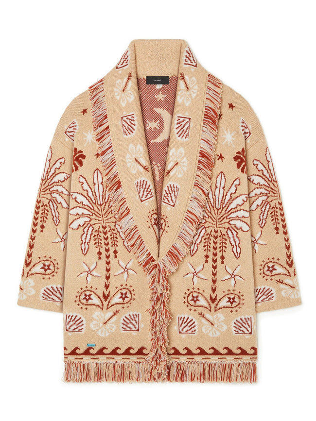 Alanui-The Cardigan-Woman-Pink Sand/Chalk-LWHB064R26 KNI003-hover