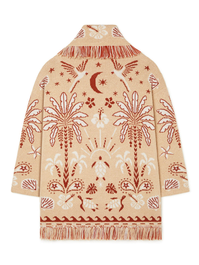 Alanui-The Cardigan-Woman-Pink Sand/Chalk-LWHB064R26 KNI003-3