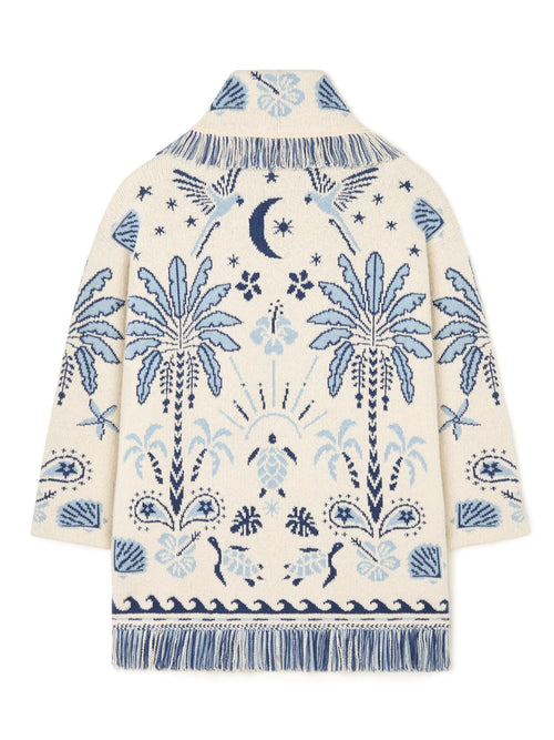 Alanui-The Cardigan-Woman-Chalk/Light Blue-LWHB064R26 KNI003-3