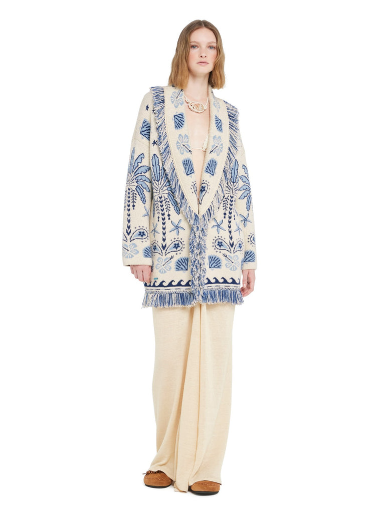 Alanui-The Cardigan-Woman-Chalk/Light Blue-LWHB064R26 KNI003-4