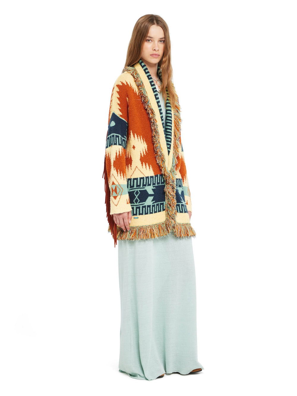 Alanui-The Cardigan-Woman-Sunrise/Sunlight-LWHB064R26 KNI005-6