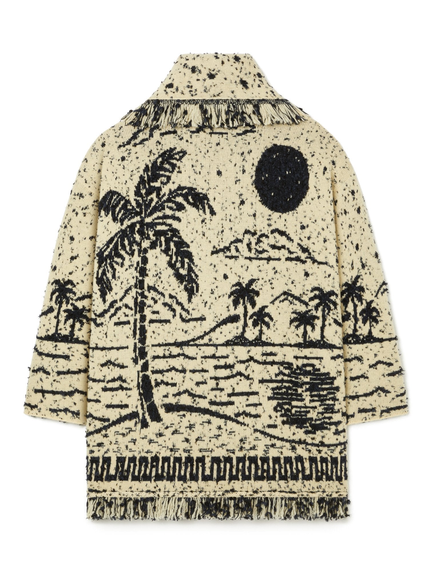 Alanui-The Cardigan-Woman-Sunlight/Deep Blue-LWHB064R26 KNI007-3