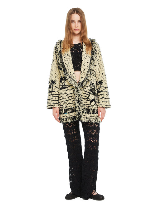 Alanui-The Cardigan-Woman-Sunlight/Deep Blue-LWHB064R26 KNI007-4