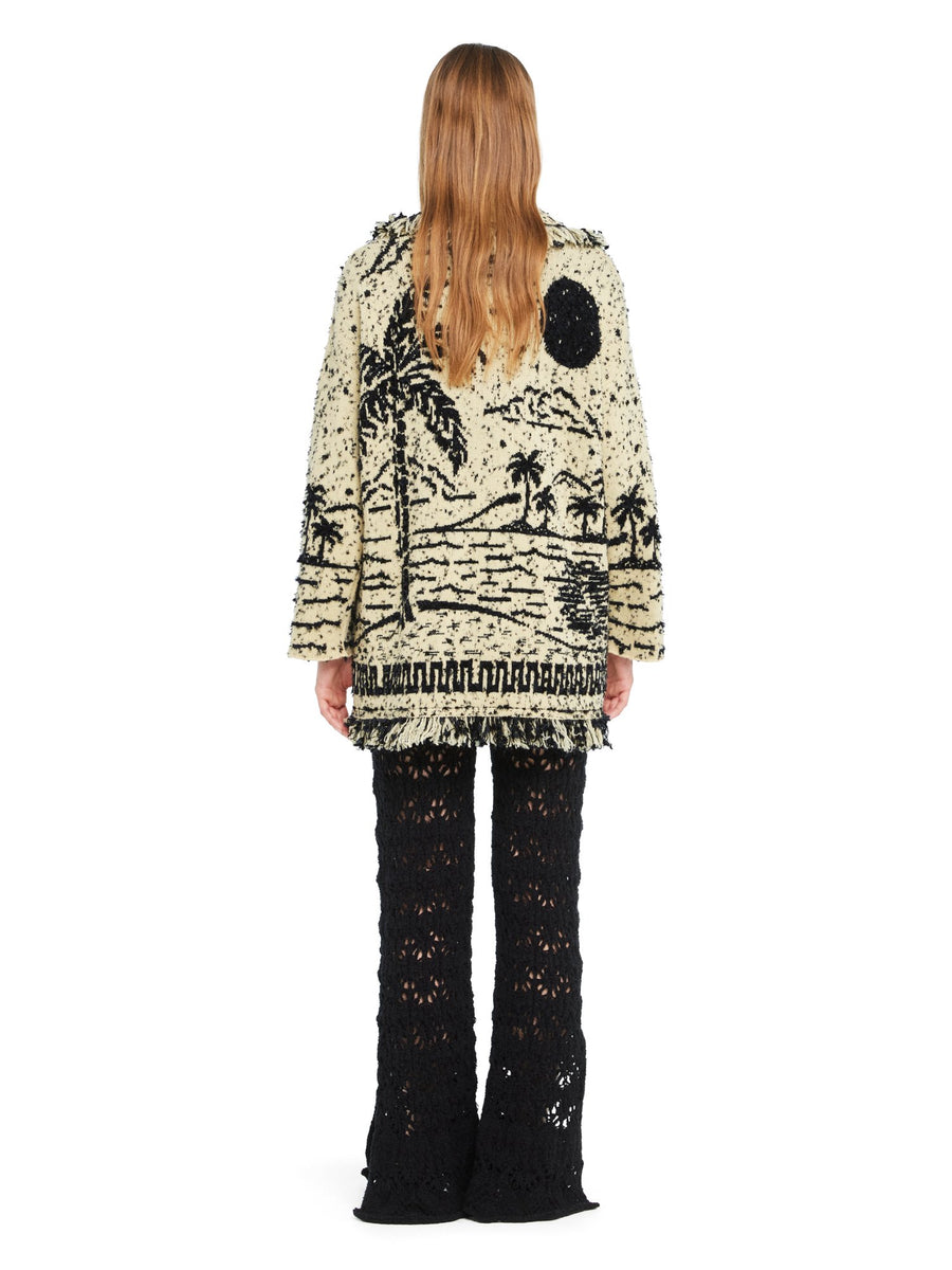 Alanui-The Cardigan-Woman-Sunlight/Deep Blue-LWHB064R26 KNI007-7