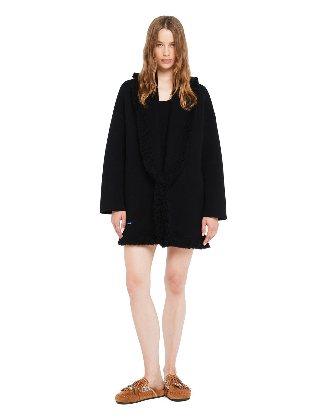 Alanui-The Cardigan-Woman-Black-LWHB064R26 KNI008-4