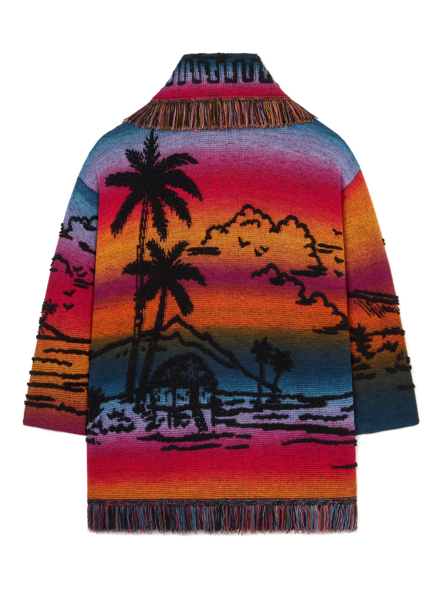 Alanui-The Cardigan-Woman-Black/Multicolor-LWHB064R26 KNI010-3