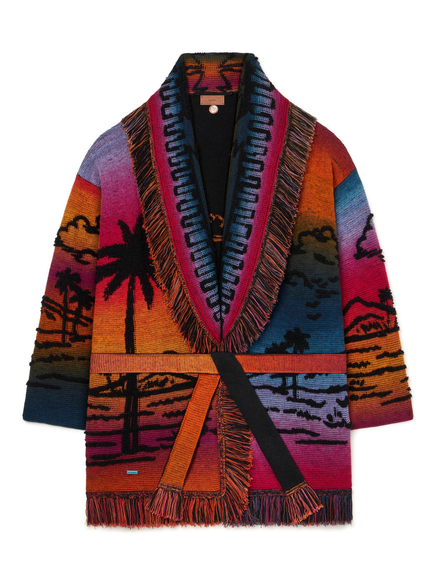 Alanui-The Cardigan-Woman-Black/Multicolor-LWHB064R26 KNI010-5
