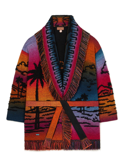 Alanui-The Cardigan-Woman-Black/Multicolor-LWHB064R26 KNI010-5