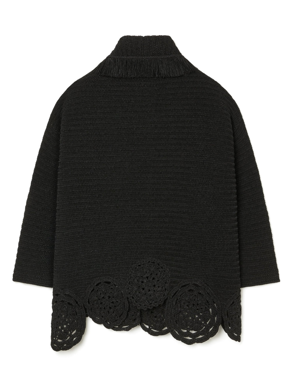 Alanui-The Cardigan-Woman-Black-LWHB064R26 KNI011-3