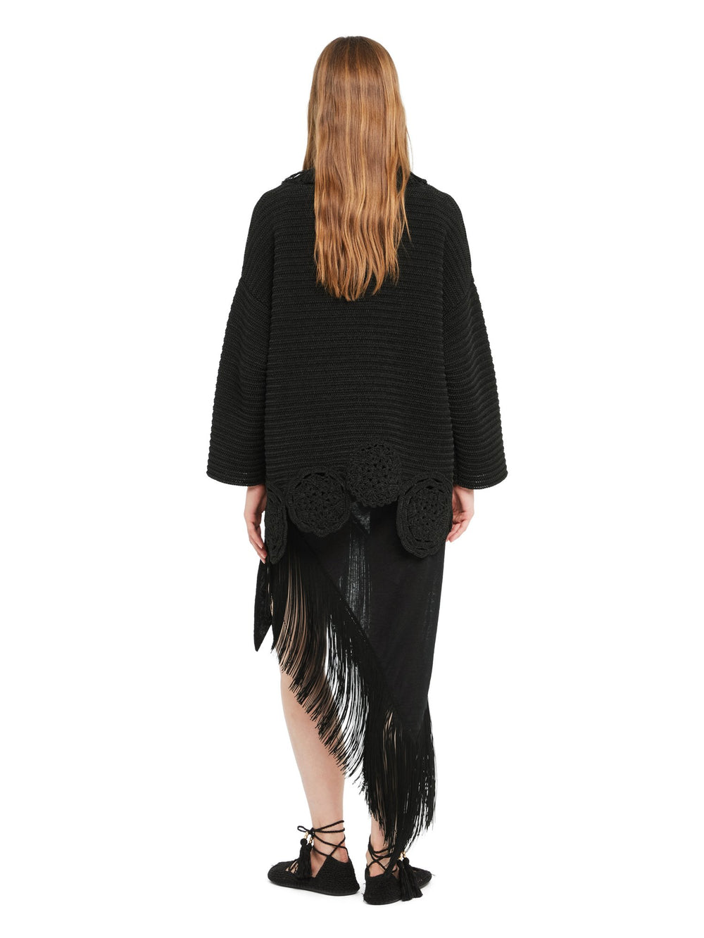 Alanui-The Cardigan-Woman-Black-LWHB064R26 KNI011-7