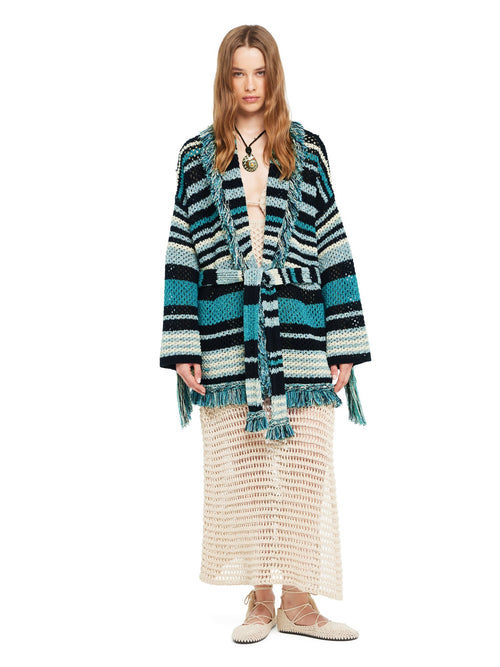 Ocean Stripes Cardigan