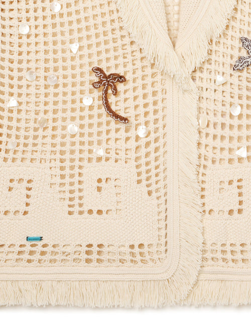 Alanui-The Cardigan-Woman-Sand-LWHB064R26 KNI013-8